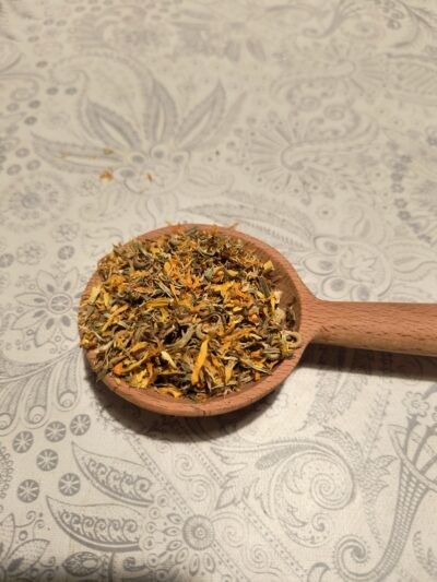 Calendula flower tea
